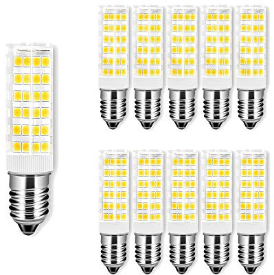 ENGEYA 10er Pack 7W E14 LED Birnen,SMD 2835 5 Watt Mais Leuchtmittel,Warmweiß 3000K AC 220-240V 650 Lumen,Energiesparlampe,ersetzt 65W Glühlampen,Nicht Dimmbar