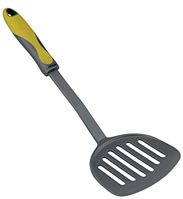 Acan Tradineur - Espátula de Nylon y Silicona, de 33 x 11 x 2 cm para Cocina. Pala para Realizar labores de Cocina y repostería. Utensilio para cocinar de plástico