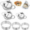 Stampo per Ravioli Dumpling, 6 Pezzi Dumpling Maker in Acciaio Inox Forme per Ravioli Dumpling Stampi per Gnocchi Gnocchi Manuali, per fare Gnocchi Panzerotti Pierogi