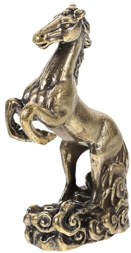 Scicalife Kupfer Pferd Skulptur Verzierung Pferd Statue zum Anziehen von Glück und Reichtum