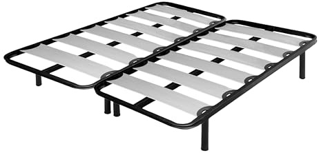 Miroytengo Somier XL balda Ancha 180x200 cm Tubo 40x30 mm con Refuerzo Central Cama Matrimonio Descanso (Patas Incluidas)