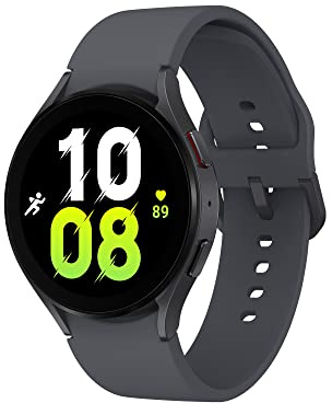 SAMSUNG Galaxy Watch5 Smartwatch, Monitoraggio Benessere, Fitness Tracker, Batteria a lunga durata, Bluetooth, Grafite, 44 mm [Versione Italiana]