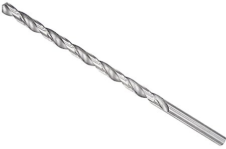 CoCud Extra Long Twist Drill Bit, 8mm Drill Diameter 200mm Total Length, High Speed Steel Twist Drill Bit - (Applications: for Copper Metal Woodwork)