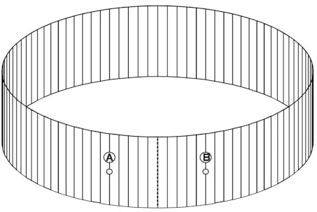 Bestway® Ersatzteil Stahlwandrahmen (Granitgrau) für Hydrium Stahlwandpools Ø 360 x 120 cm, rund