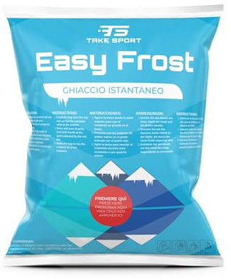 TS Take Sport® Bolsa de Hielo Instantáneo Desechable Normal – Terapia Fría Inmediata para Lesiones, Hinchazón y Golpes – Compresa Portátil para Primeros Auxilios en Deporte y Hogar – 1 Pieza