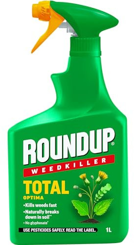 Roundup Weedkiller Total Optima, spray, 1 litre