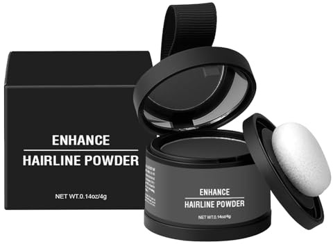 Xvilmaun Polvere per attaccatura dei capelli, per donne, per ricostituire i capelli con applicatore | Correttore per capelli coprente di lunga durata per la riparazione dei capelli grigi