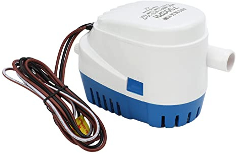 Bomba de agua de sentina sumergible automática para barcos, bomba de drenaje de agua de 12V 750GPH con interruptor de flotador para barcos, vehículos recreativos