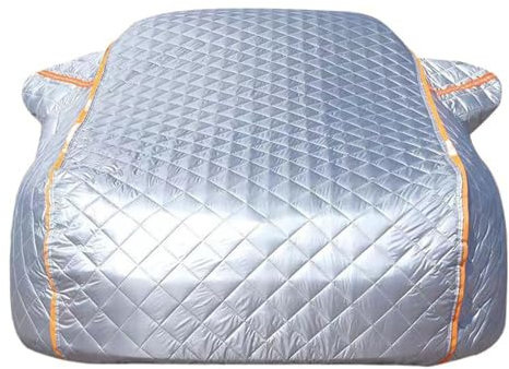 Hagelschutzplane Auto für 𝖬𝖾rcedes-𝖡enz GLA 250e SUV Hagelsichere Autoabdeckung,Dicke Autoabdeckung Gegen Hagel Breathable schutzhülle Hagelschutz für Auto Staubdicht UV Schutz(Silber)