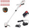 IKRA tagliabordi 2in1 senza cavo IART 2025 incl. batteria, caricabatterie, bobina & 20x lame in nylon, 1,9kg leggero