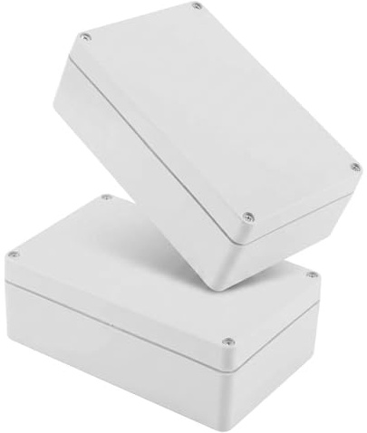 Anschlussdose,2 Stück Abzweigdose Wasserdichtes IP65 Abzweigkasten ABS Elektrisches Anschlusskästen DIY Kunststoff Fall Verdrahtungs Verteilerkasten flach Aufputz Schalter Box(20 * 12 * 5.6cm)