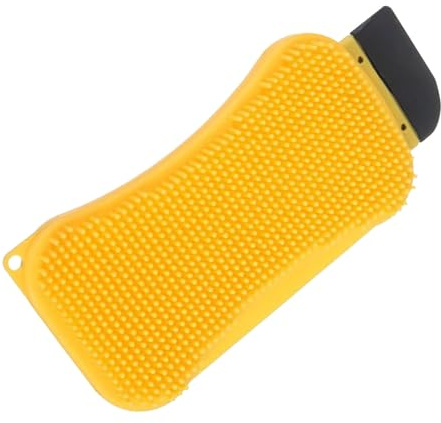 Spazzola per piatti in silicone versatile | Bristle Soft spogliatoio per lavastoviglie, pulizia della cucina | Spogliatoio in silicone non graffiato per pentole, pentole, vetreria, utensili e