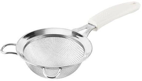 Tamizadores De Malla Fina - Colador Metálico De Acero Inoxidable De Doble Capa 30 Mesh | Utensilios de Repostería para Cocina Casera y Profesional de Restaurante
