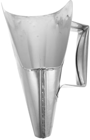 MAGICLULU Food Packaging Funnel for Snack Dispensing Liquid Transfer Bottling Metal Claw Bagging Device with Non-Slip Handle for Kitchen Use