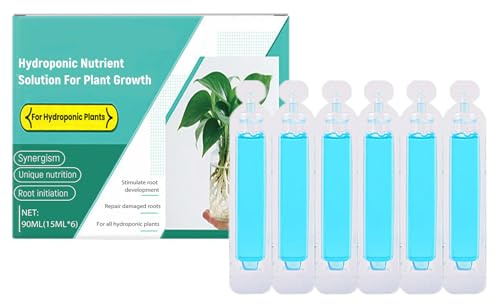 Solución de Nutrientes para Plantas | Abono Líquido Nutritivo | Accesorios Naturales De Jardinería 90Ml Para Propagación Plantas De Interior Crecimiento