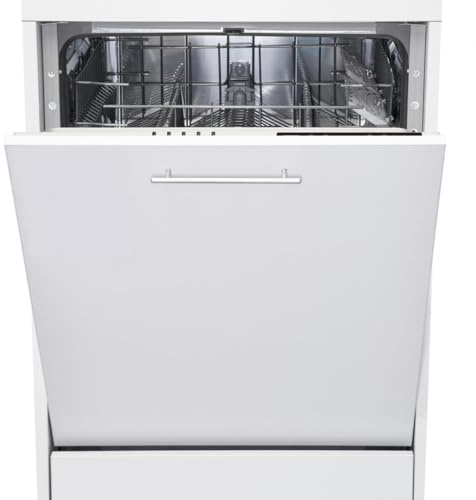 HEINNER HDW‑BI6005IE++ Einbau‑Geschirrspüler, 12 Maßgedecke, 5 Programme, Aquastop Schutz, Energieklasse E, 60 cm Breite – Inklusive 5‑Jahres‑Garantie