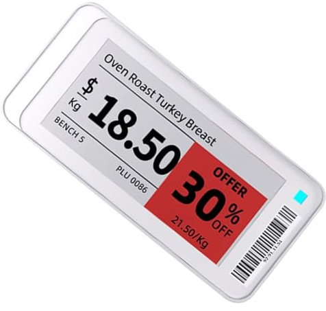 Digitales Preisschild: Display für drahtlose Elektronik, intelligente magnetische Markierung für den Einzelhandel, programmierbare elektronische Marker, Energiesparlösung für L