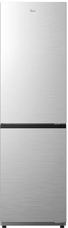 Hoover H-COMBI 300 50/50 Fridge Freezer, Total No Frost, Stainless Steel | Freestanding 2 Door Refrigerator, Total No Frost, Circle Fresh, Flexi Storage, Smart Contents, HONCQ3T518ENXK