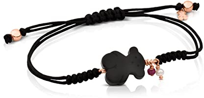 TOUS - Pulsera de cuerda de ónix para mujer