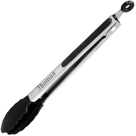 1 Grillzange Grillzange Thomas Geschenk mit Gravur Logo