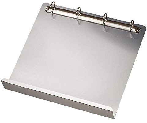 Djois, 181111 – Magnetisches Ringbuchbrett, A4, Grau, 1 St | Sicherer Halt · Arbeitsanweisungen sichtbar · Schneller Zugriff · Für Werkstätten