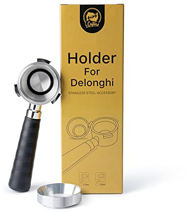 D.elonghi Coffee Handle Sump for Machine EC680.EC685 Filter 51MM Steel Replacement Filter D.elonghi Coffee Accessories