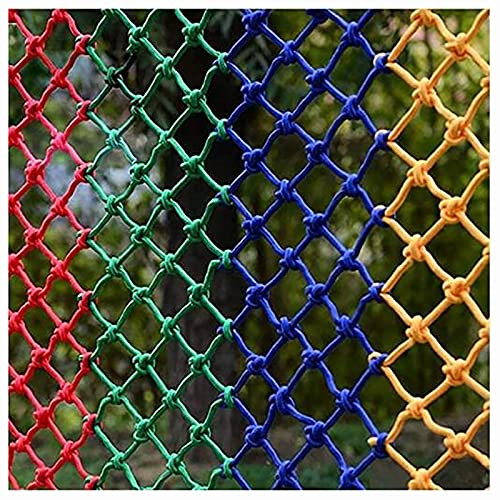 Yimihua Farbe Kinder-Seilnetz schutznetz Seilnetz Katzennetz Balkonnetz Treppen Netz Schutznetz Deckennetz Trennnetz Innendekoration Netz Nylon Seilnetz Fotowand (Size:1x4m)