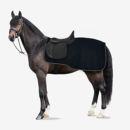 Horze Kiel Fleece Ausreitdecke, Blau, 125