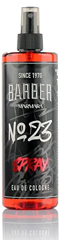 BARBER MARMARA No.23 Eau de Cologne Spray Men's Grafitti 1 x 400 ml After Shave Men's Fragrance Water Shaving Water Men Barber Men's Fragrances Body Spray Barbershop Hairdresser Kolonya Perfume