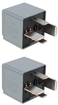 OTOTEC 2 Stück Auto Relais 5M5T-14B192-EA V23136-J4-X62 kompatibel mit Mondeo Fiesta Focus Ka Transit Kuga Ranger Explorer C-Max Galaxy S-Max B-Max 4 Pin DC 12V 70A