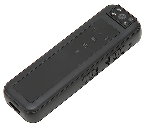 Mini Telecamera per il Corpo, Videoregistratore HD 1080P Visione Notturna a Infrarossi Multifunzione Batteria da 600 MAh Cam di Sicurezza Portatile Indossabile