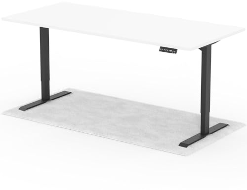 Standable Desk Höhenverstellbarer Schreibtisch 200 x 90 cm I elektrischer Office Table mit 4 Speicherstufen I Schreibtisch höheneinstellbar 70-120 cm I ergonomischer Büro-Tisch