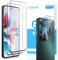 GEEMEE 2+2 Piezas Protector de Pantalla para OPPO Reno11 F/Reno 11F 5G/ Reno 11 F 5G, Borde Negro Cristal Templado y Protector de Lente de Cámara, 9H Dureza Anti-Arañazos Sin Burbujas Vidrio Templado