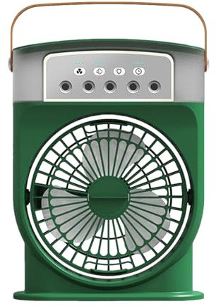 Ventilador con pulverización de agua, ventilador de mano con niebla de agua, ventilador portátil y refrescante, ventilador de niebla personal, compacto y ajustable Water Mister para dormitorios,