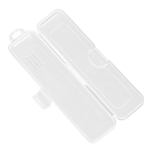 Custodia da viaggio per utensili: organizer trasparente per posate, pennelli da trucco, gioielli, cannucce | Custodia portatile in silicone, custodia lavabile per utensili da cucina