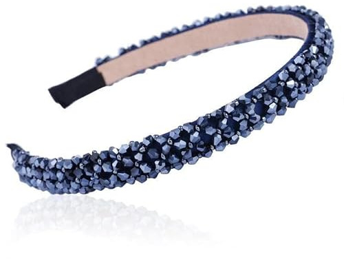 Nymora Kristall-Strass-Haarspangen für Frauen & Mädchen, Modische Glänzende Perlte Haarreif, Elegante Festliche Haarspangen & Haaraccessoires, Bling-gefütterte für Frauen & Mädchen