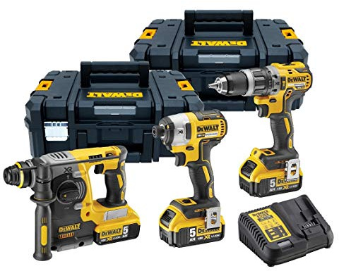 DEWALT DCK368P3T Triple Kit, 18V, Amarillo, 27x32x15