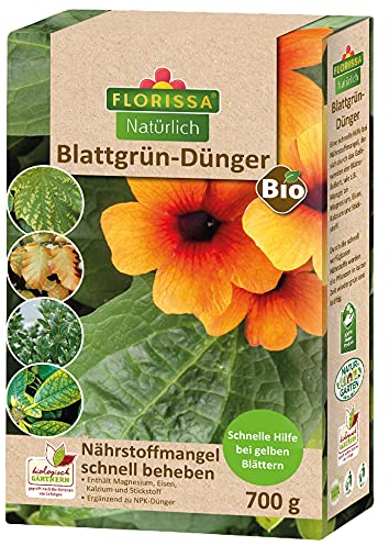 BIO Blattgrün PLUS | Erste Hilfe für grüne Blätter | bei Chlorosen und gelben Blättern | biologisch GÄRTNERN Gütesiegel | haustierfreundlich