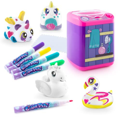 Canal Toys Style 4 Ever - Loisirs Créatifs - Figurines à Colorier - Le Spa des Animaux - À colorier et à Laver