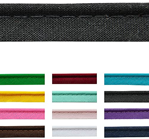 10 Meter lang 10mm breite Paspelband zum nähen baumwolle mit kordel in 23 Farben