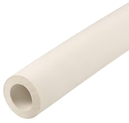 sourcing map 1m Rohrisolierung Schaumstoff Durchmesser 18mm Naturweiß | Heizungsrohr Verkleidung, Isolierstärke 6mm, für Fitnessgeräte Rohre Handhaben