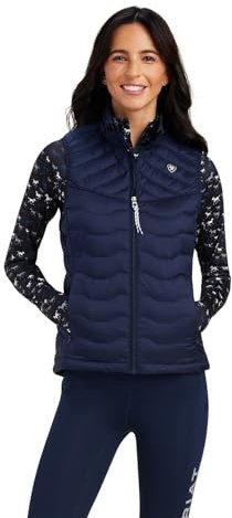 ARIAT 2022 Damen Ideal Daunen Weste Weste 10041373 - Navy Eclipse Womens Size - L