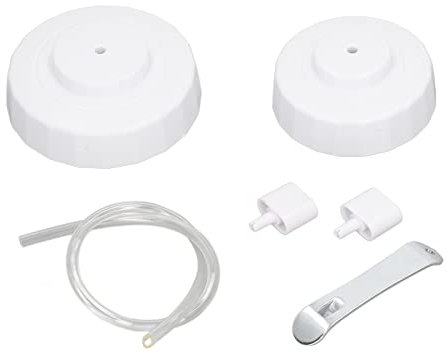 Fdit Sellador Al Vacío de Tarros Kit de Sellado Al Vacío Manual con Manguera Ahorro de Vacío de Alimentos Sellador de Latas Kit de Bomba de Sellado de Tarros Accesorios para Tarros de