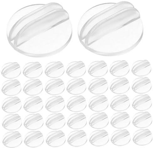 VICASKY 50stücke Transparente Kartenhalter Aus Kunststoff Spielkartenständer Miniaturhalter Für Tischspiele Visitenkartenhalter Runde Kartenhalter Für Kartenorganisation