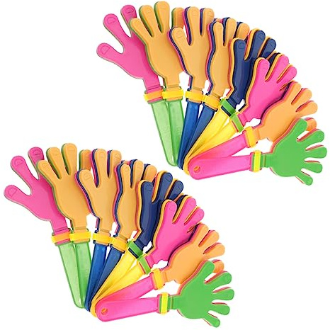 LRXIYODE Rumorosi in Plastica Senza Bordi Appuntiti Per Bambini, Giocattoli Portatili Per Feste e Celebrazioni, Set Da 36 Pezzi Per Eventi e Attività Scolastiche