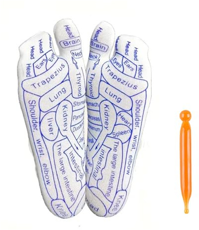 Massager Zonterapistrumpor – Point Massage Tool, Comfort Fit | Fotavslappningshjälp, Smärtlindring Kvinnor, Terapiset Sulor, Akupressurfotvård, Tillbehör För Cirkulationsstimulering