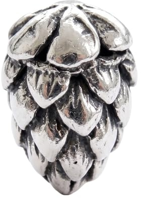 Alpenflüstern Ansteck-Pin Hopfendolde - Trachten-Anstecker, Trachtenschmuck für Damen und Herren (antik-silber-farben) API156