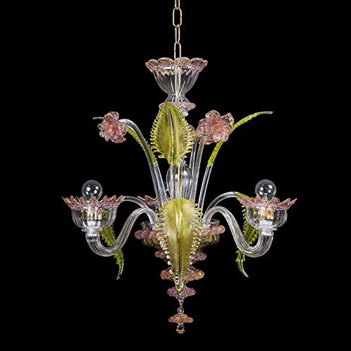 Torcè Murano Glas Kronleuchter 3 Lichter