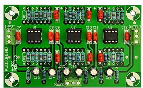 Electronics-Salon A-300 Stereo Phono RIAA Preamplifier Preamp Module (For MM Pickup)