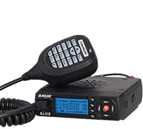 Easy-topbuy -218 VHF/UHF Dual Banda Coche móvil Interphone del Coche Vehículo Transceptor con Programable por PC Largo Alcance Pantalla LCD 200 Canales 136-174/400-470MHZ 25W